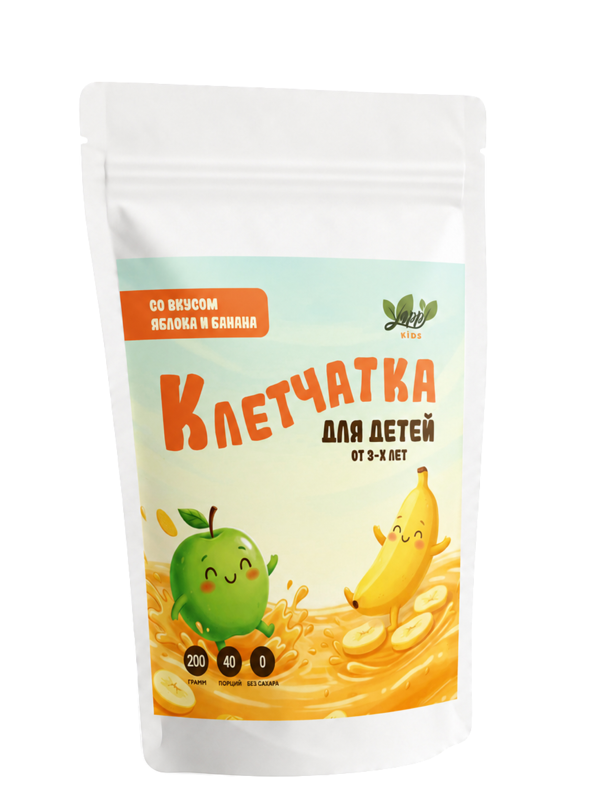 Клетчатка для детей Yappi с бананом - фото 1