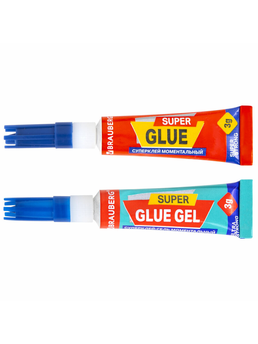 Клей Brauberg гель 3 штуки + супер клей 3 штуки - фото 9
