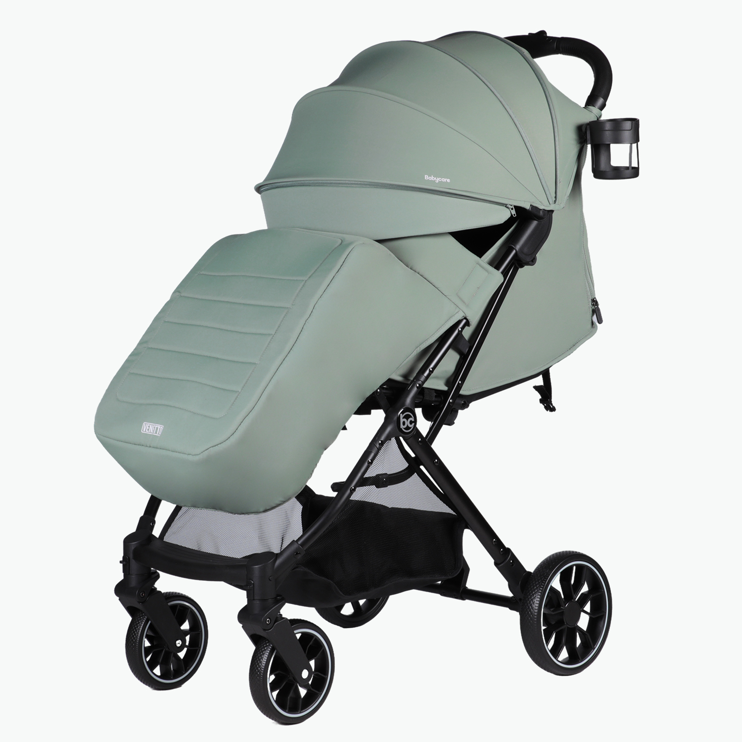 Коляска прогулочная BabyCare Venetto Оливковый хаки - фото 2