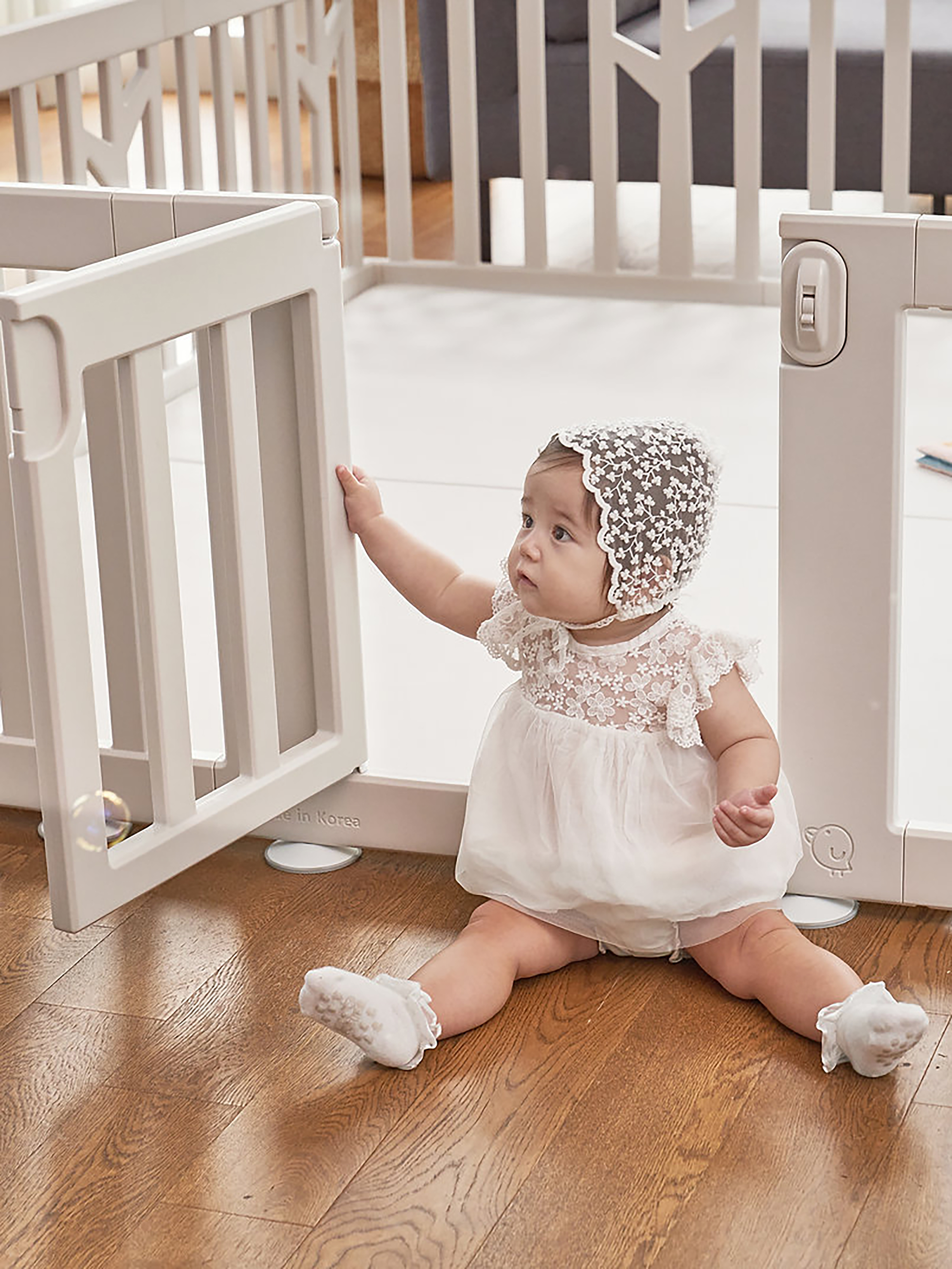 Манеж ширма Ifam Birch бежевый IF-191-BBR-BB10D-DM - фото 12