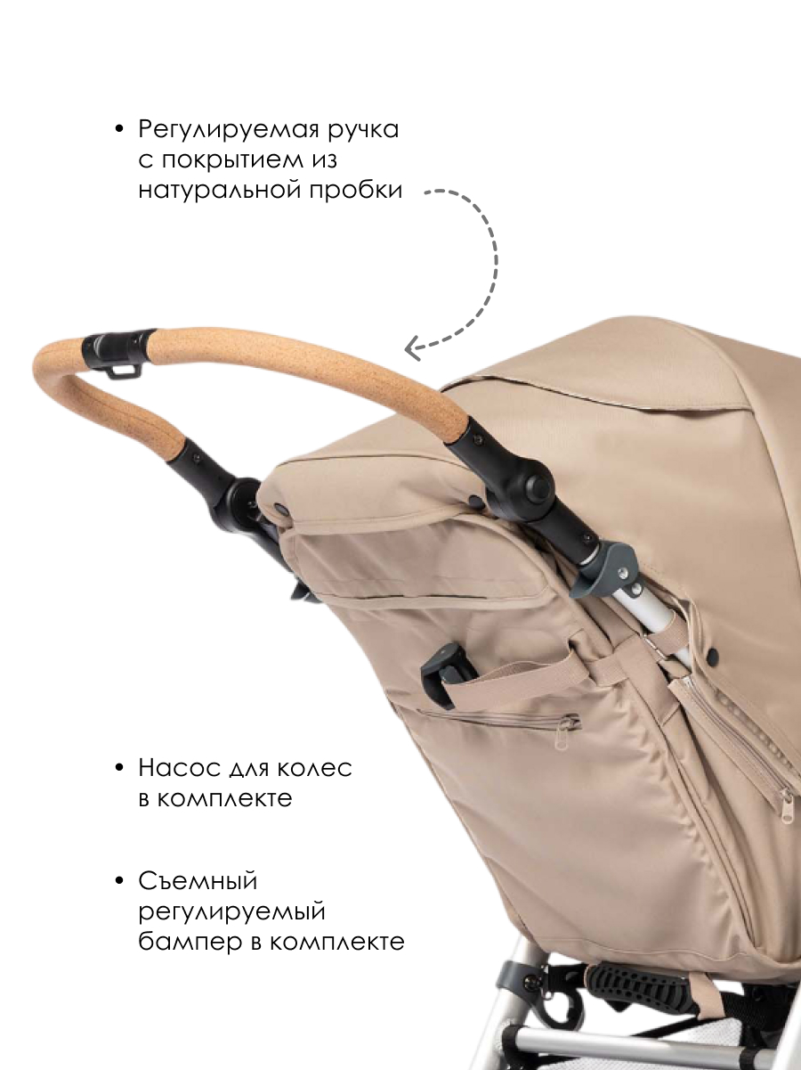 Коляска прогулочная Bumbleride Indie 2025 / Sand - фото 5