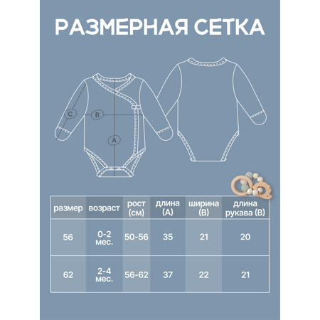 Боди 3 шт MomKid