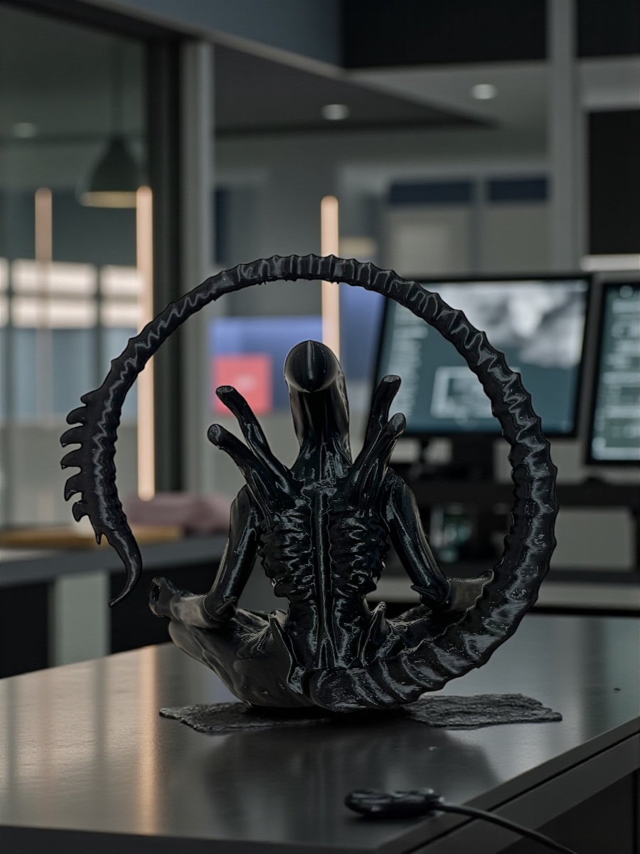 Фигурка Мадагаскария Чужой Ксеноморф чёрный - фото 3