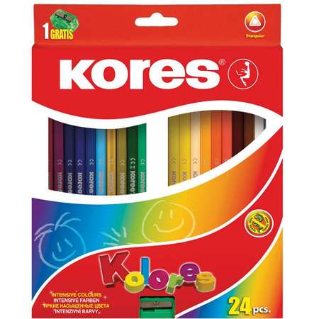 Карандаши цветные Kores 24 шт.