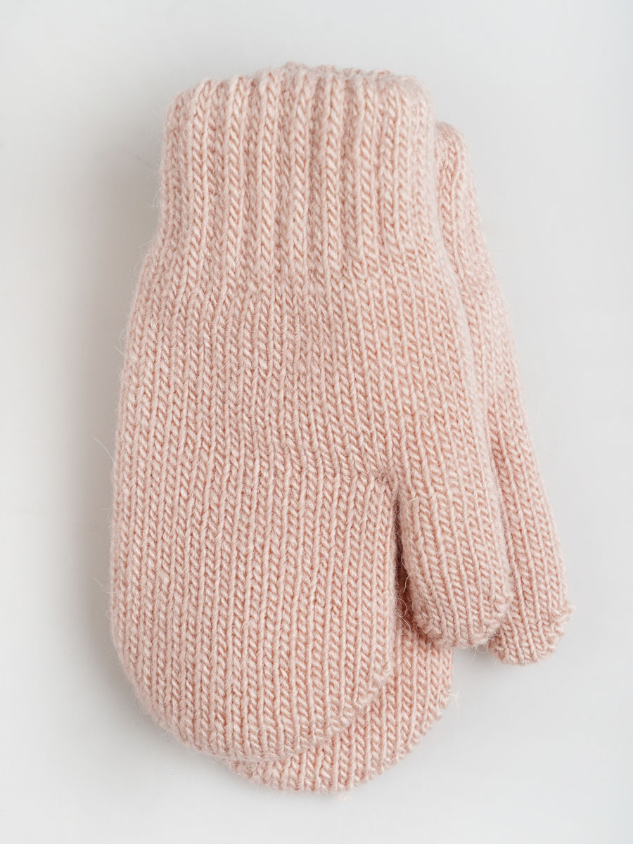 Варежки 2 пары ПриКиндер U-W_232826 Цвет: Темная пудра/пыльная роза - фото 3