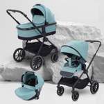 Коляска 3в1 MOWbaby AMBER зеленый
