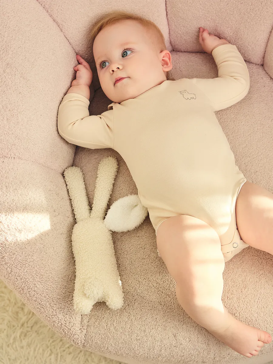 Боди 2 шт Mark Formelle (Марк Формэль) 13016-2/альпаки на сером +пудровый - фото 13