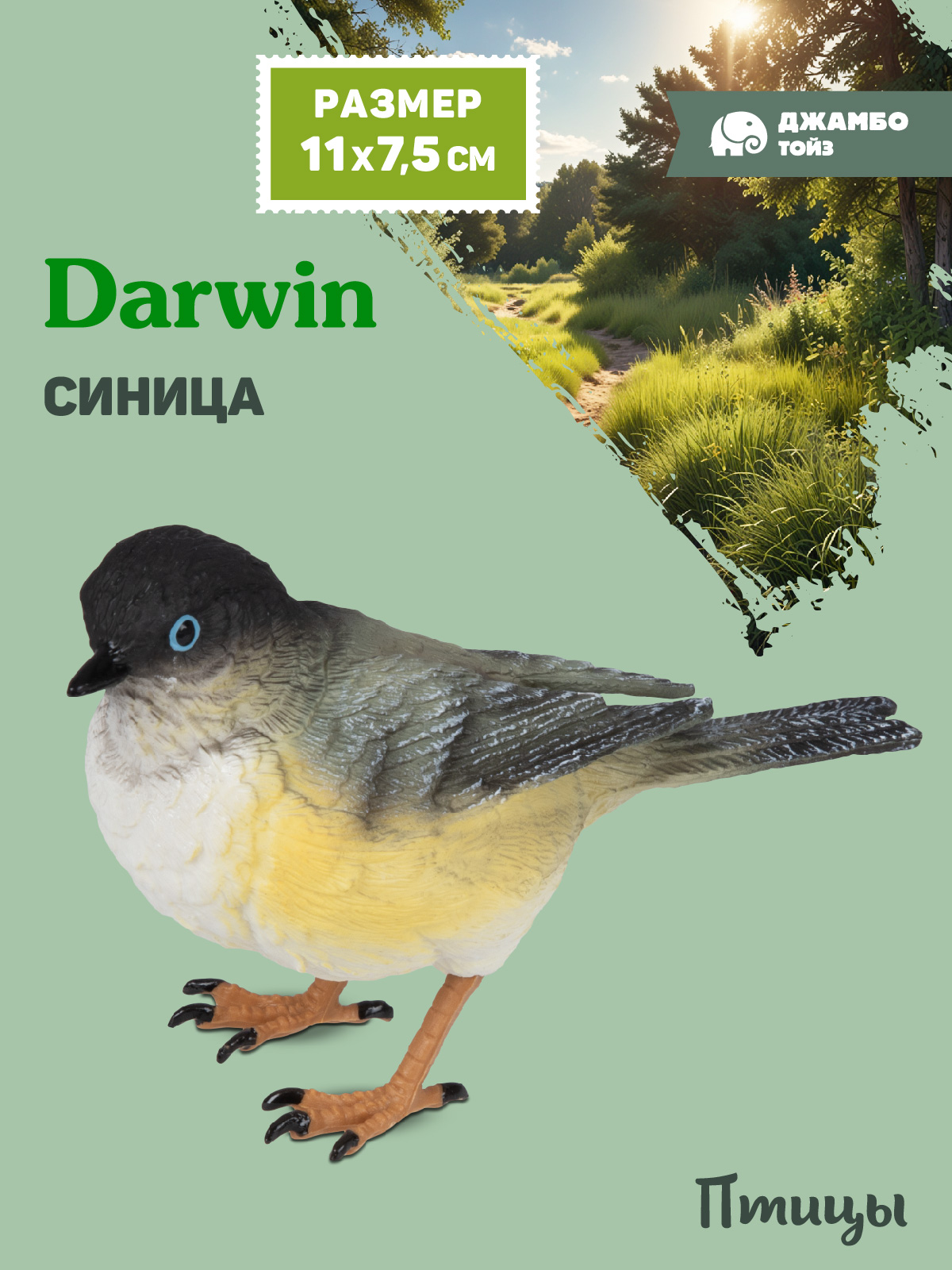 Фигурка DARWIN Птицы Синица - фото 1