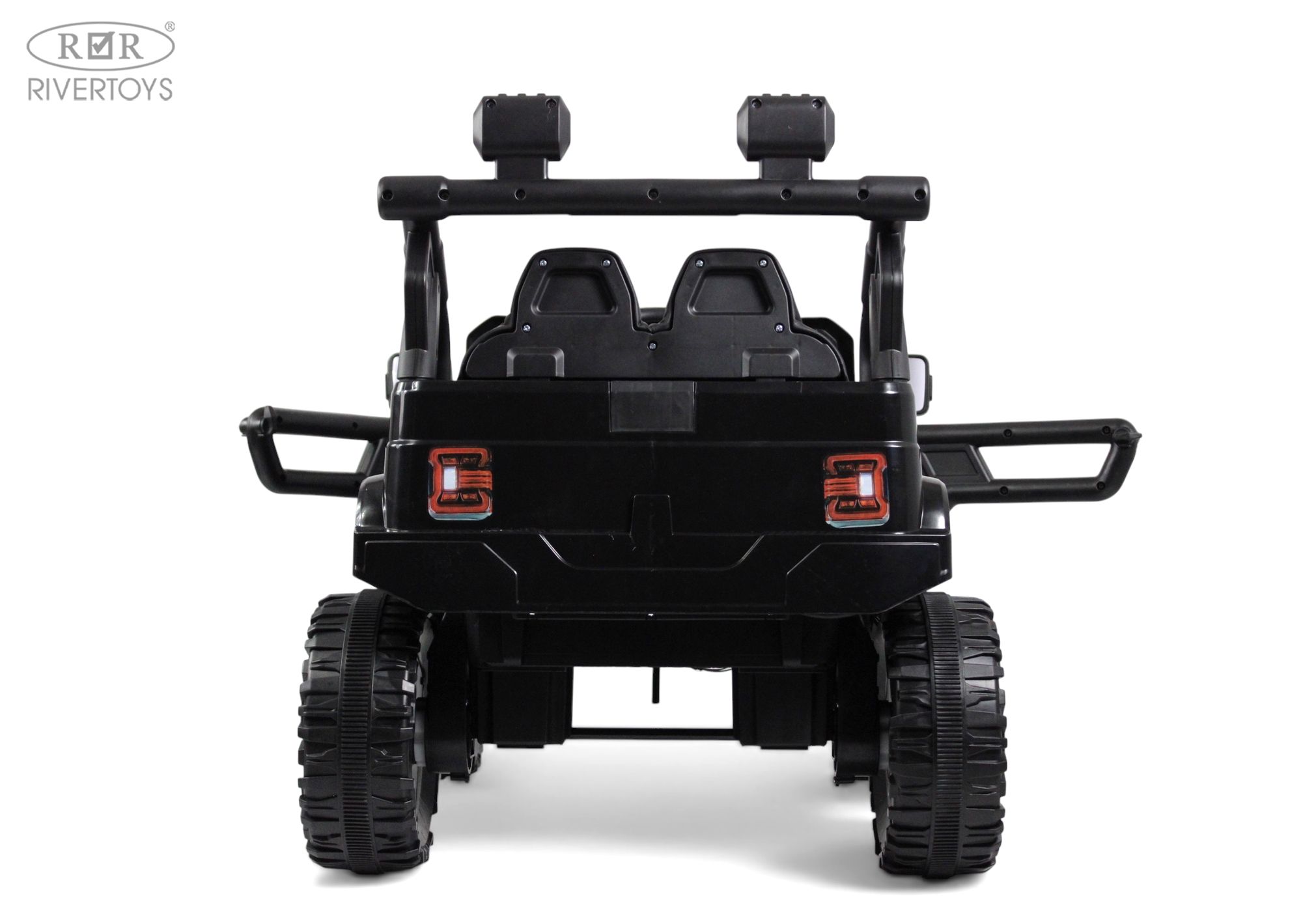 Электромобиль RIVERTOYS М101БХ-BLACK С пультом ДУ - фото 3