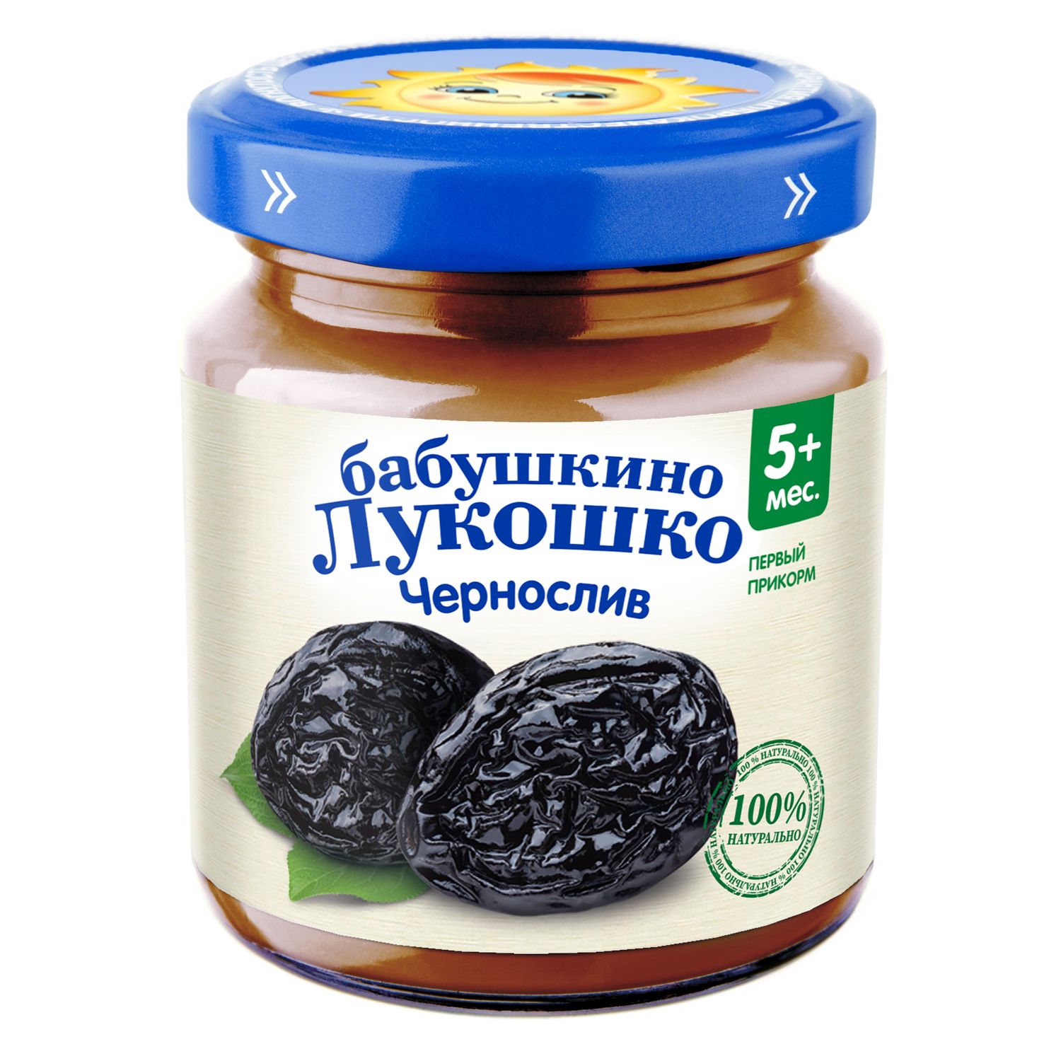 Пюре Бабушкино лукошко Чернослив с 5 мес 100 г - фото 1