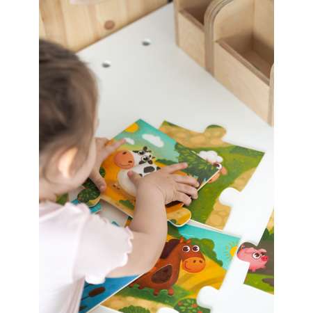 Пазл Счастье внутри Веселая Ферма напольный