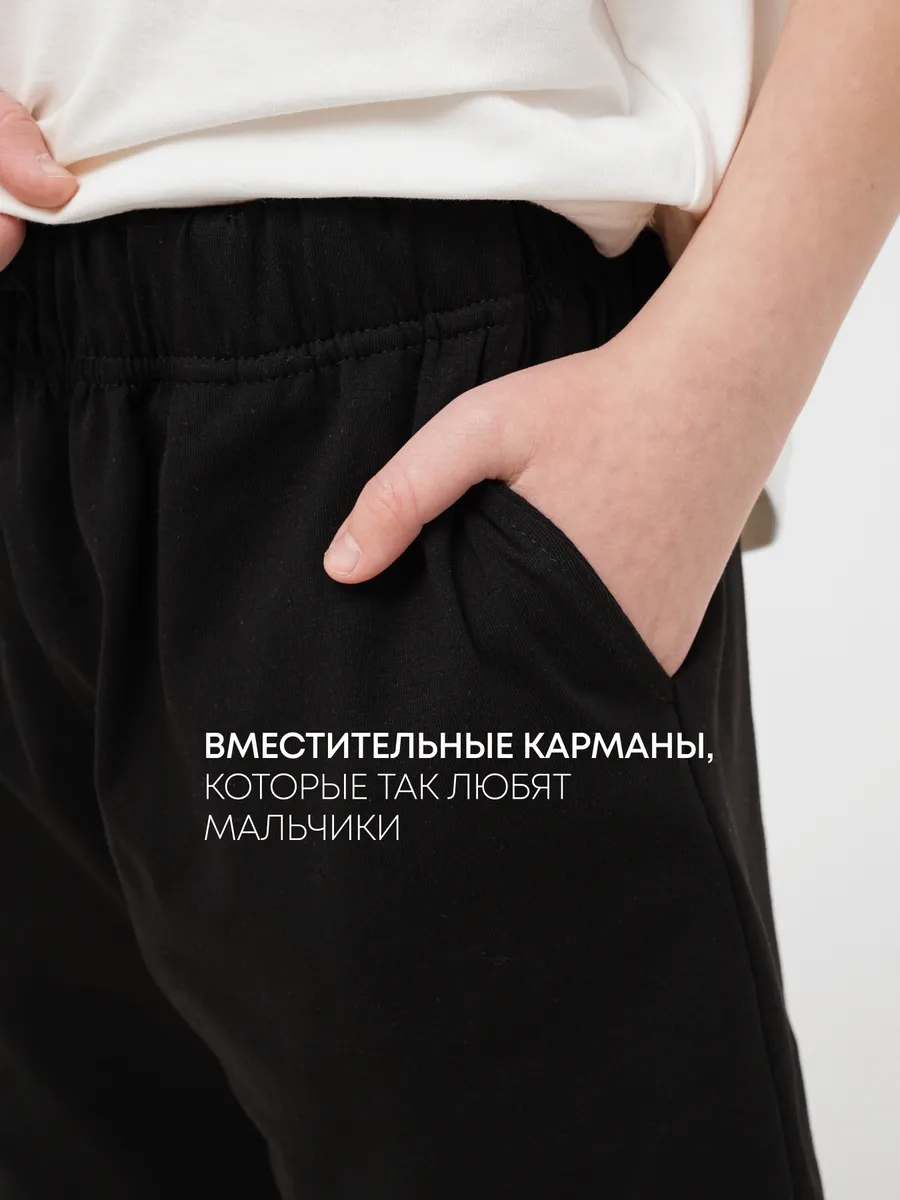 Шорты 3 шт Супер Пупс 3пр/шорты/черный/серый/тмнсиний - фото 2