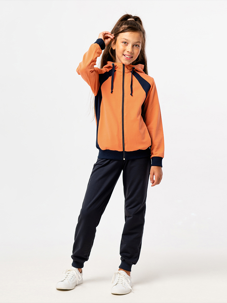 Спортивный костюм RODOS М-258/темно-синий_персиковый - фото 1