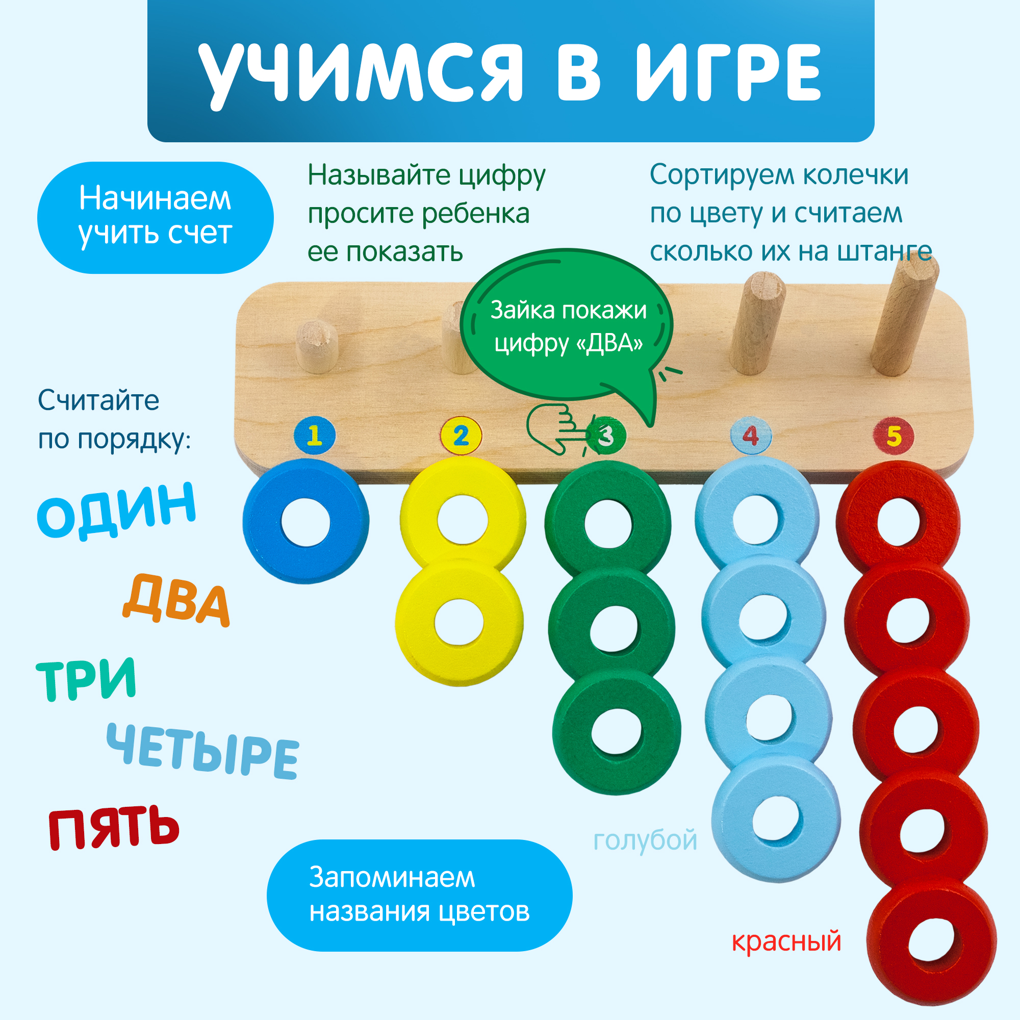 Игрушка Alatoys сортер Монтессори - фото 7
