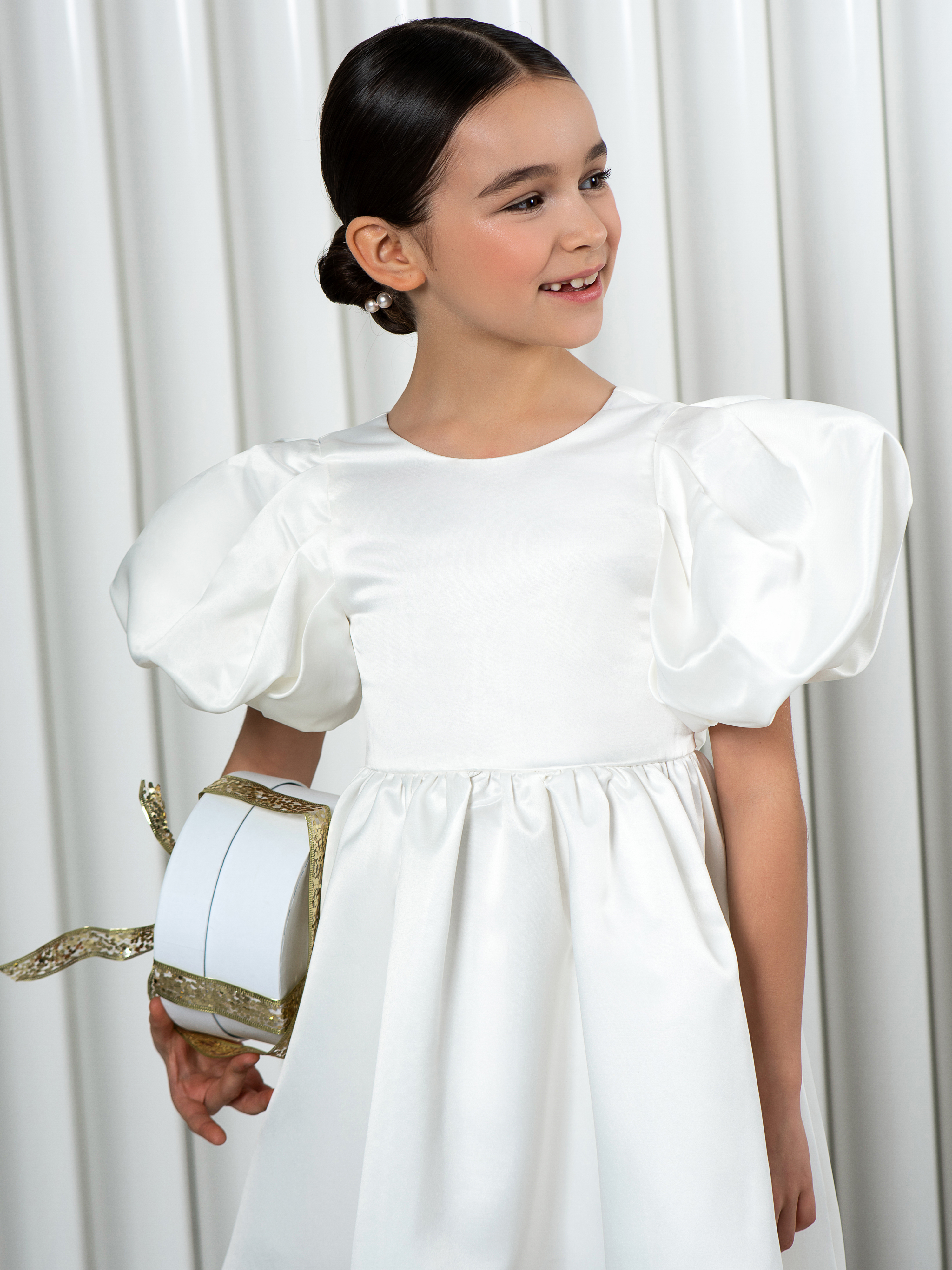 Платье LisaWeta D-143 экрю - фото 5