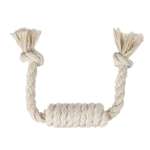 Игрушка для собак Doglike Dental Knot Сарделька канатная малая Белая D-2364-W