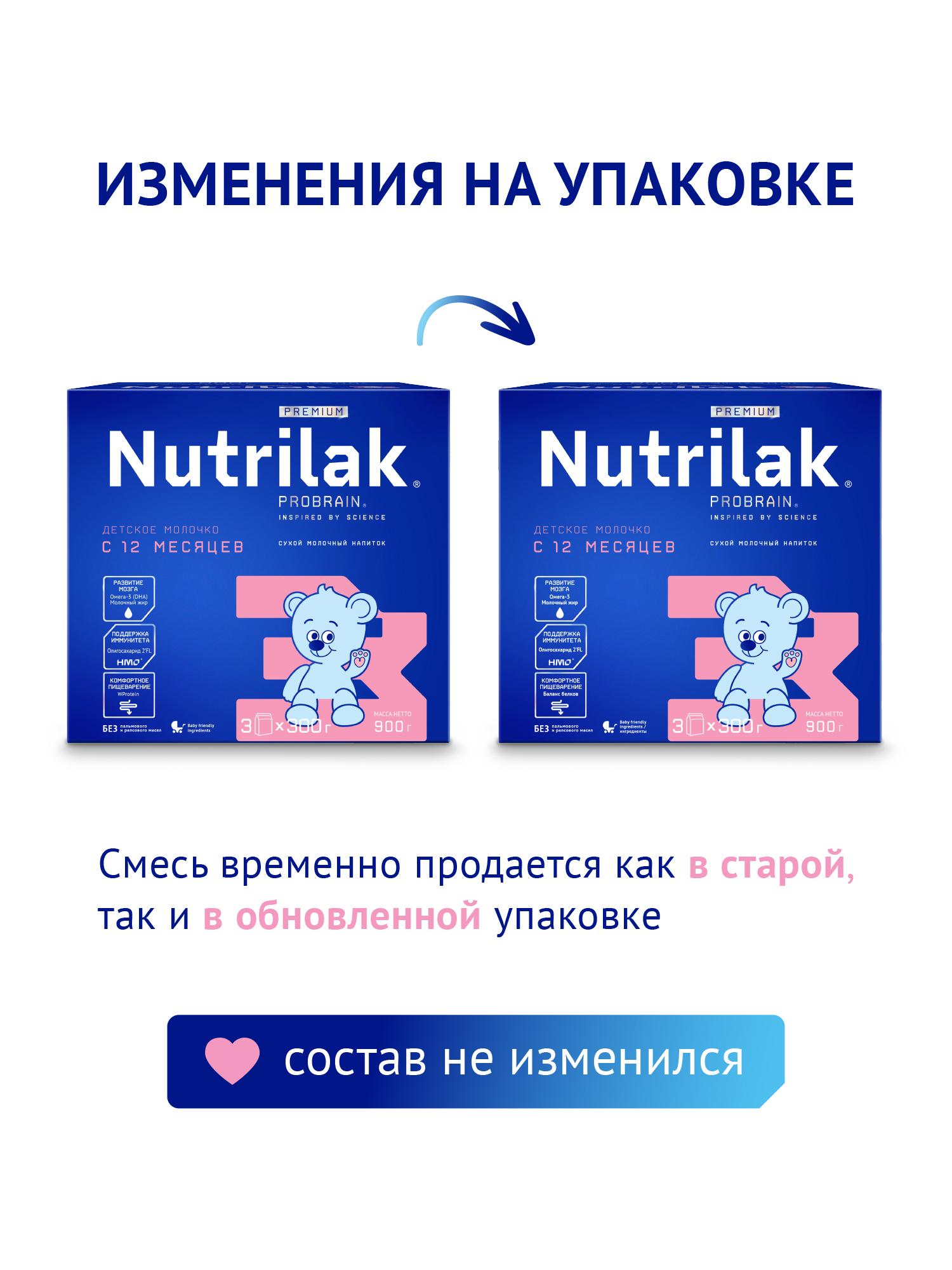 Смесь молочная Nutrilak Premium 3 900г с 12месяцев - фото 2