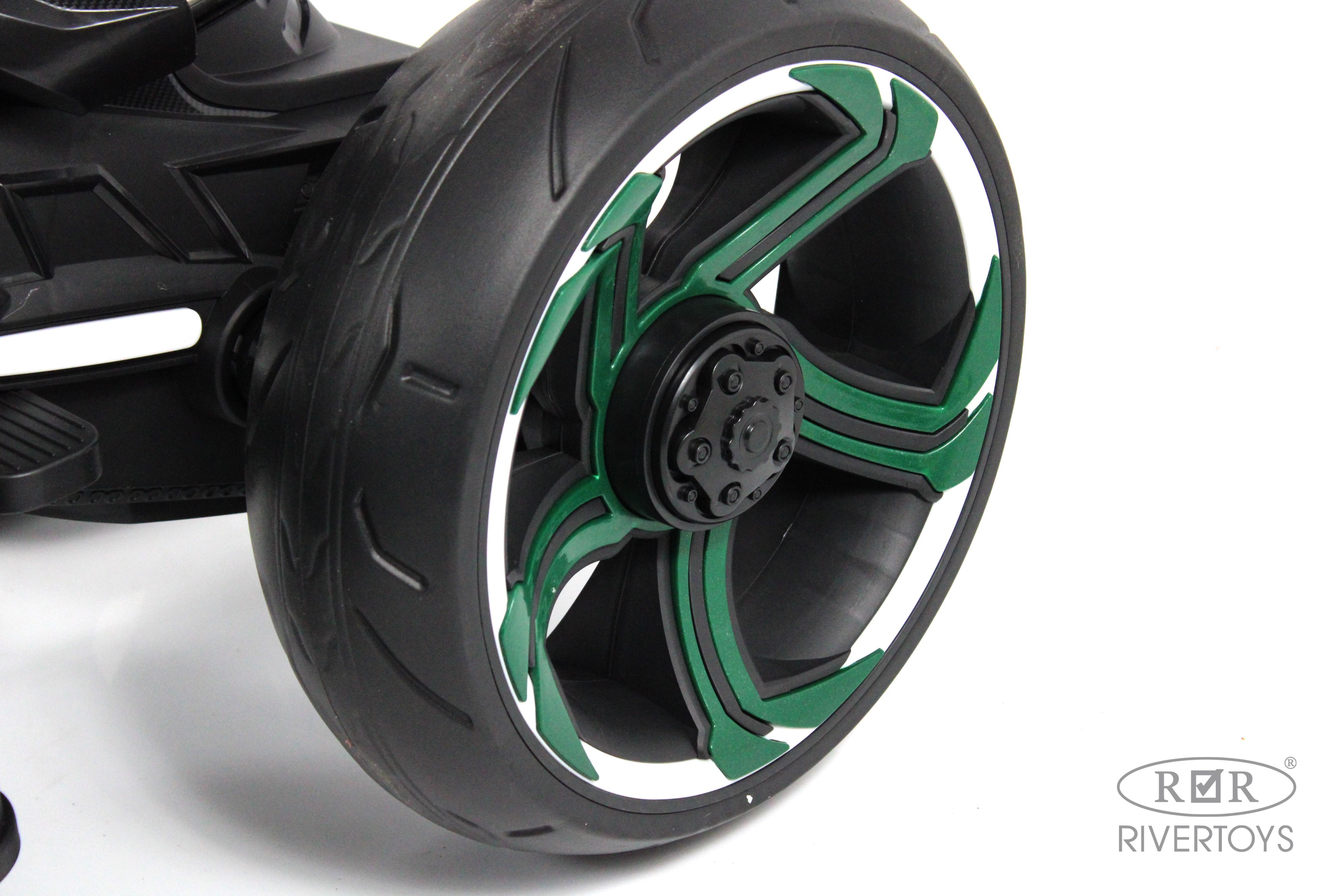 Электромобиль RIVERTOYS C111MC-GREEN - фото 17