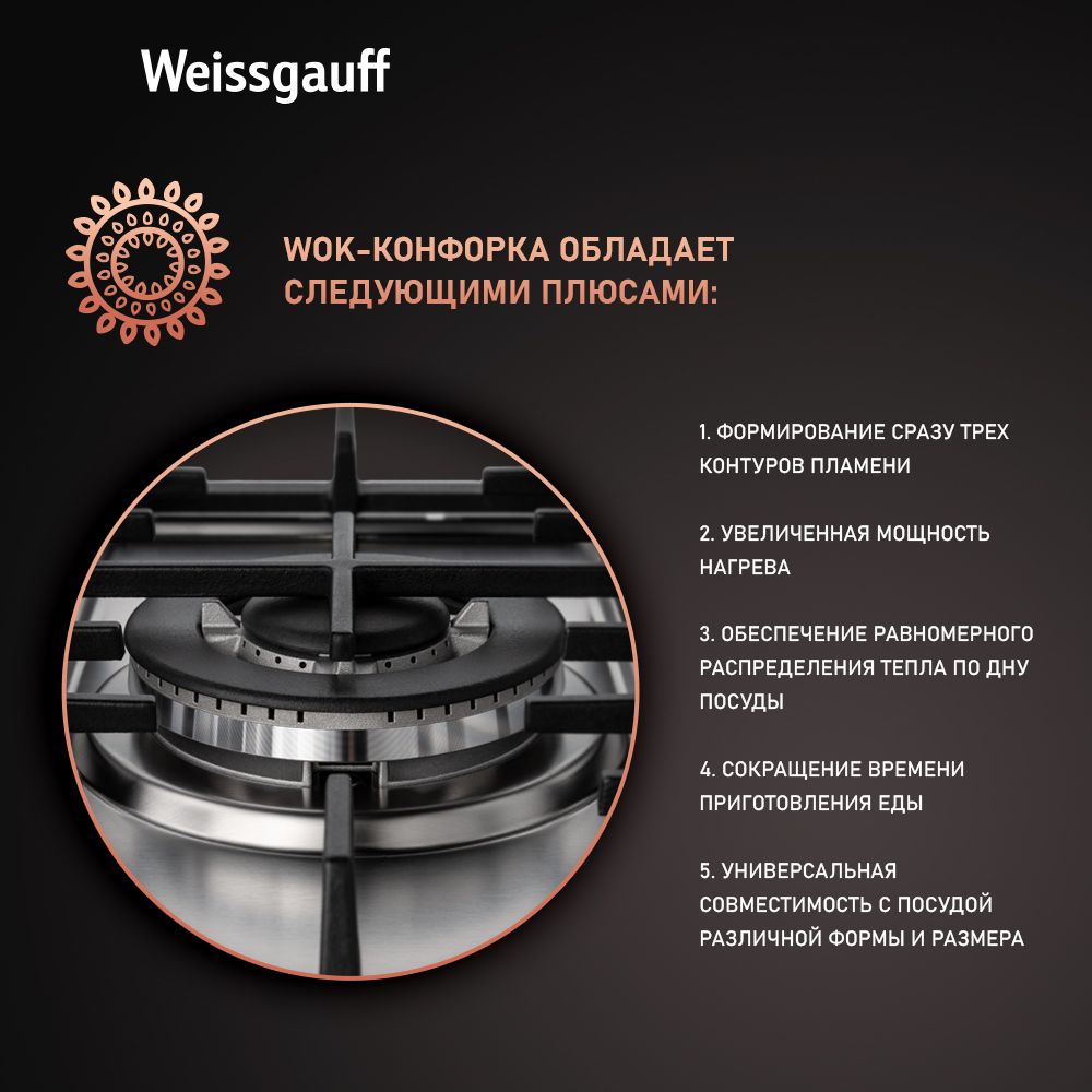 Варочная панель WEISSGAUFF HGG 451_ - фото 6