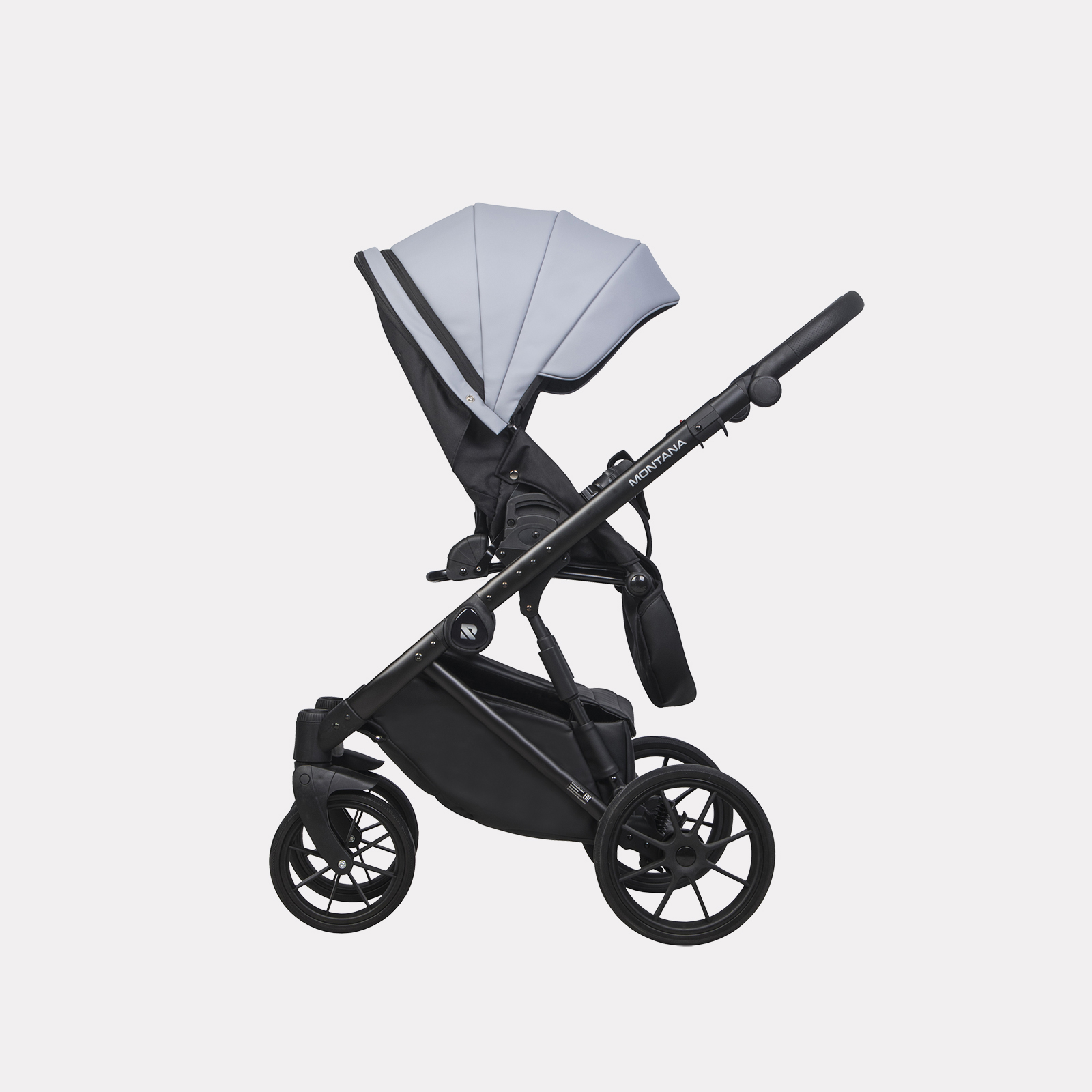 Коляска 2в1 Riko Basic Montana Ecco серый - фото 6