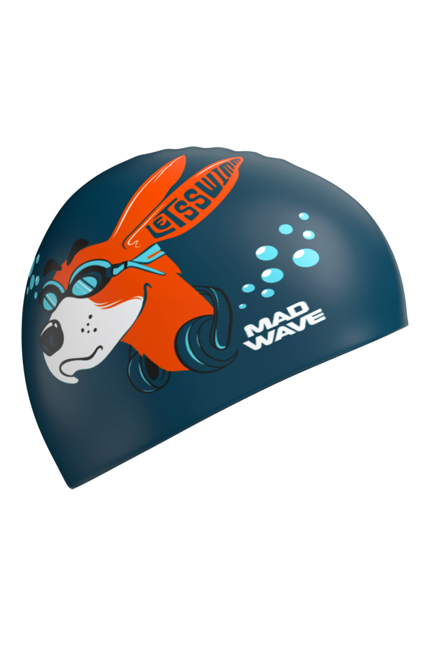 Шапочка для плавания Mad Wave Dog with goggles - фото 2