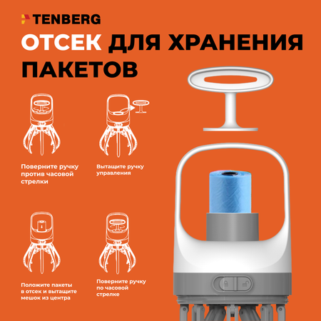 Диспенсер для пакетов для выгула собак TENBERG Proxy