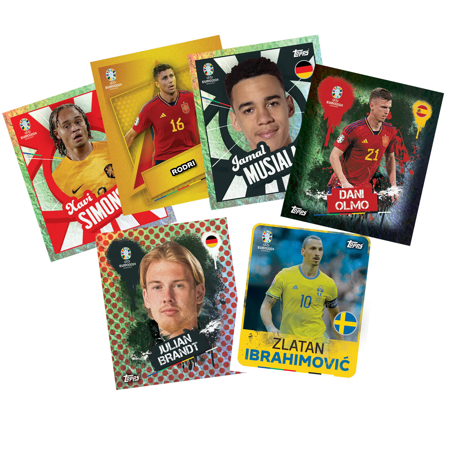 Наклейки topps EURO 2024 - фото 6
