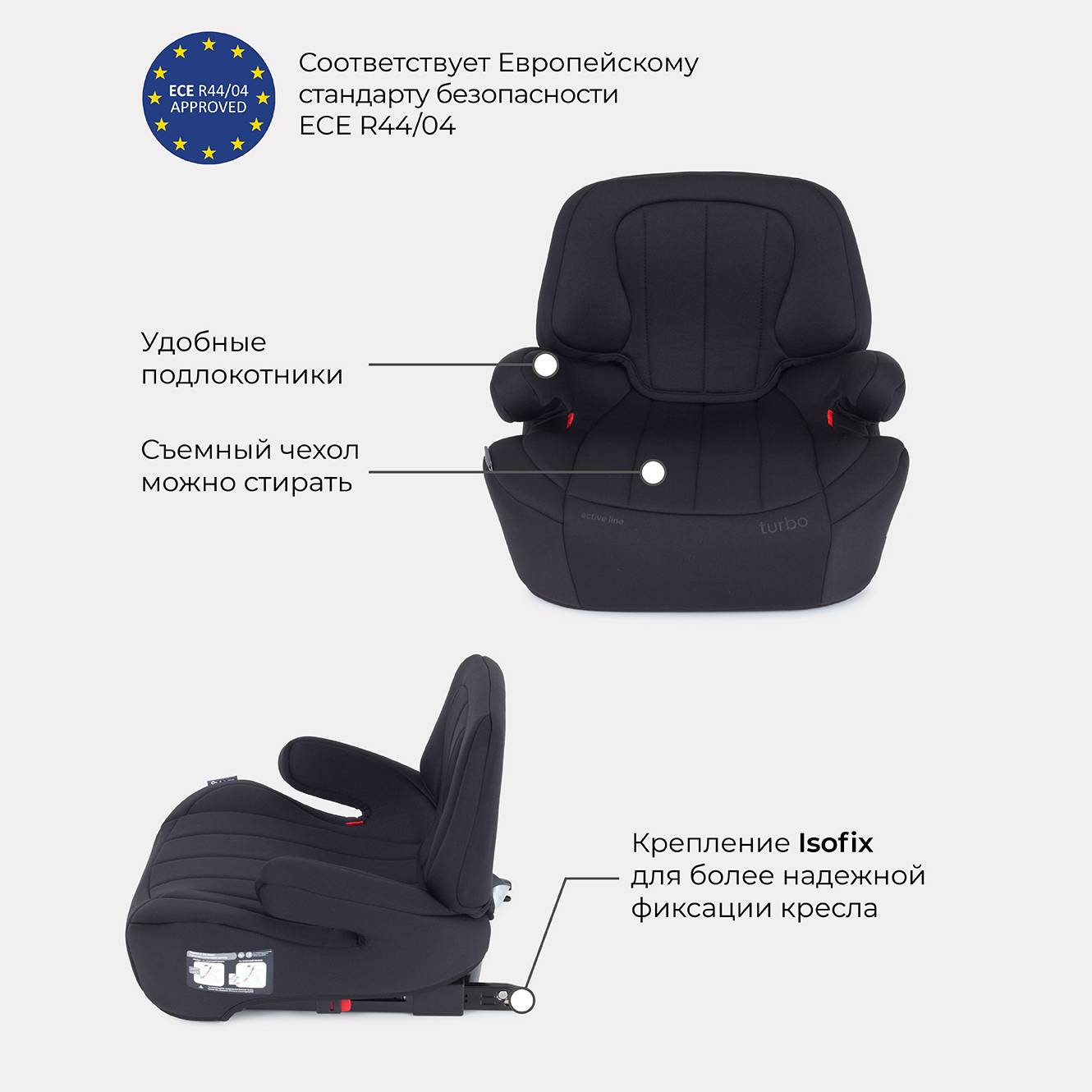 Автокресло Rant Turbo Isofix 3 (22-36 кг) - фото 3