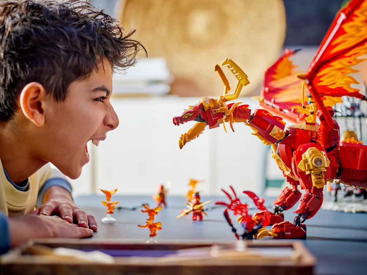 Конструктор LEGO NINJAGO Первородный дракон огня 1716 дет. - фото 10