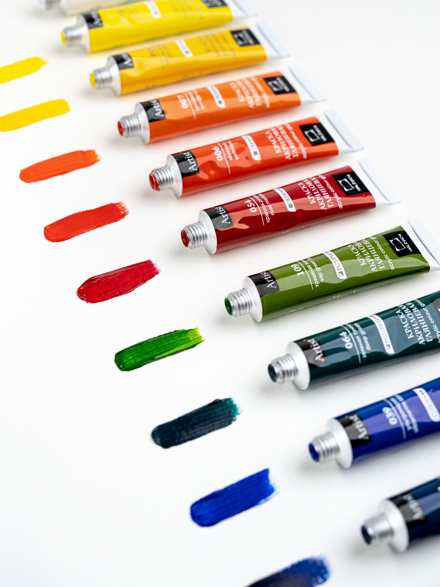 Краски акриловые Малевичъ 12 цв. - фото 16