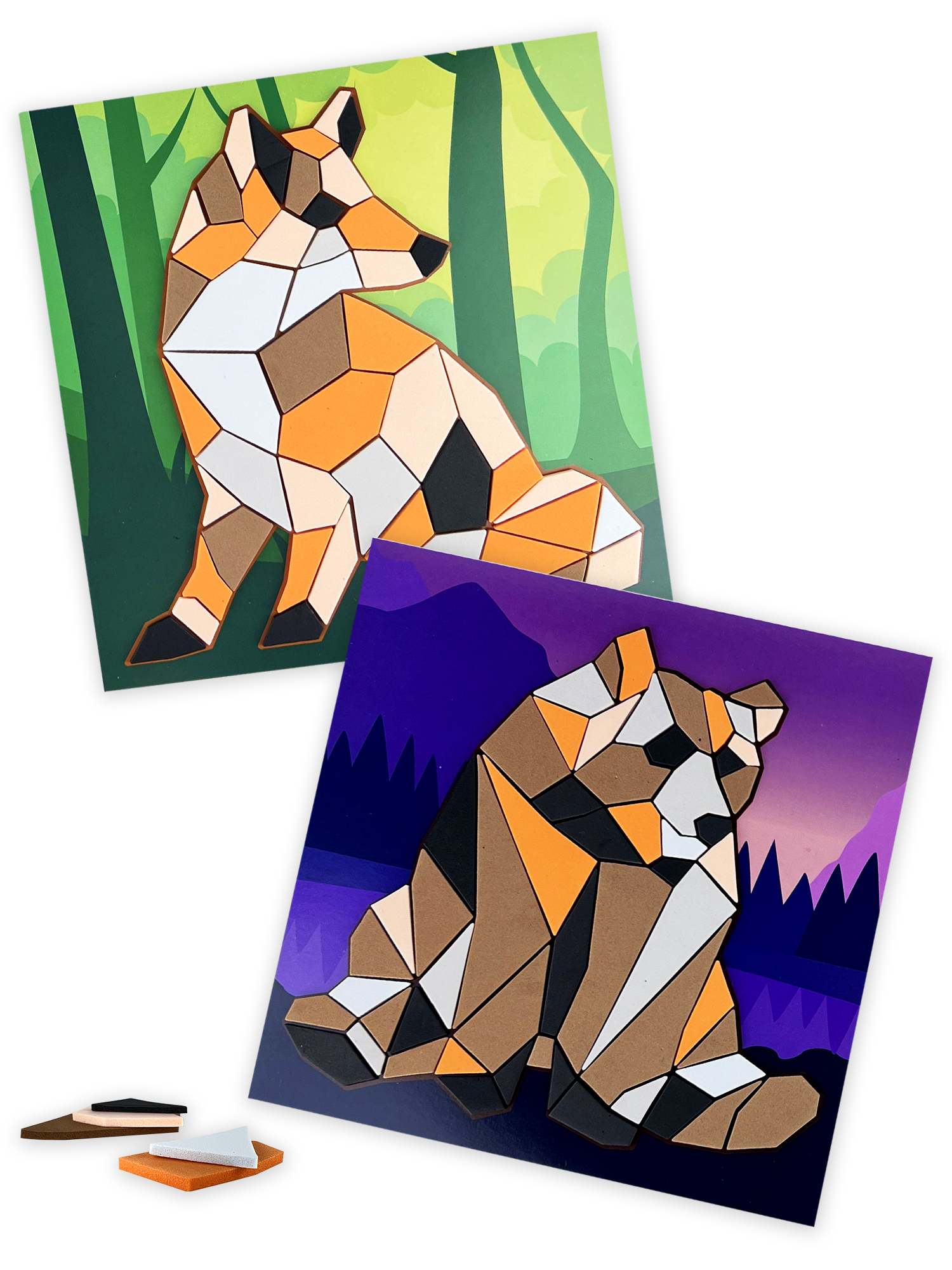 Набор для творчества Дрофа-Медиа Медведь Лиса аппликация - фото 4