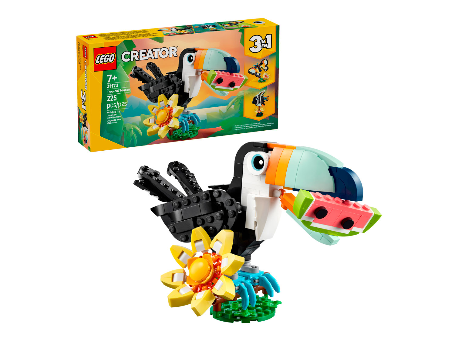 Конструктор LEGO Creator Тропический тукан 31173 225 дет. - фото 1