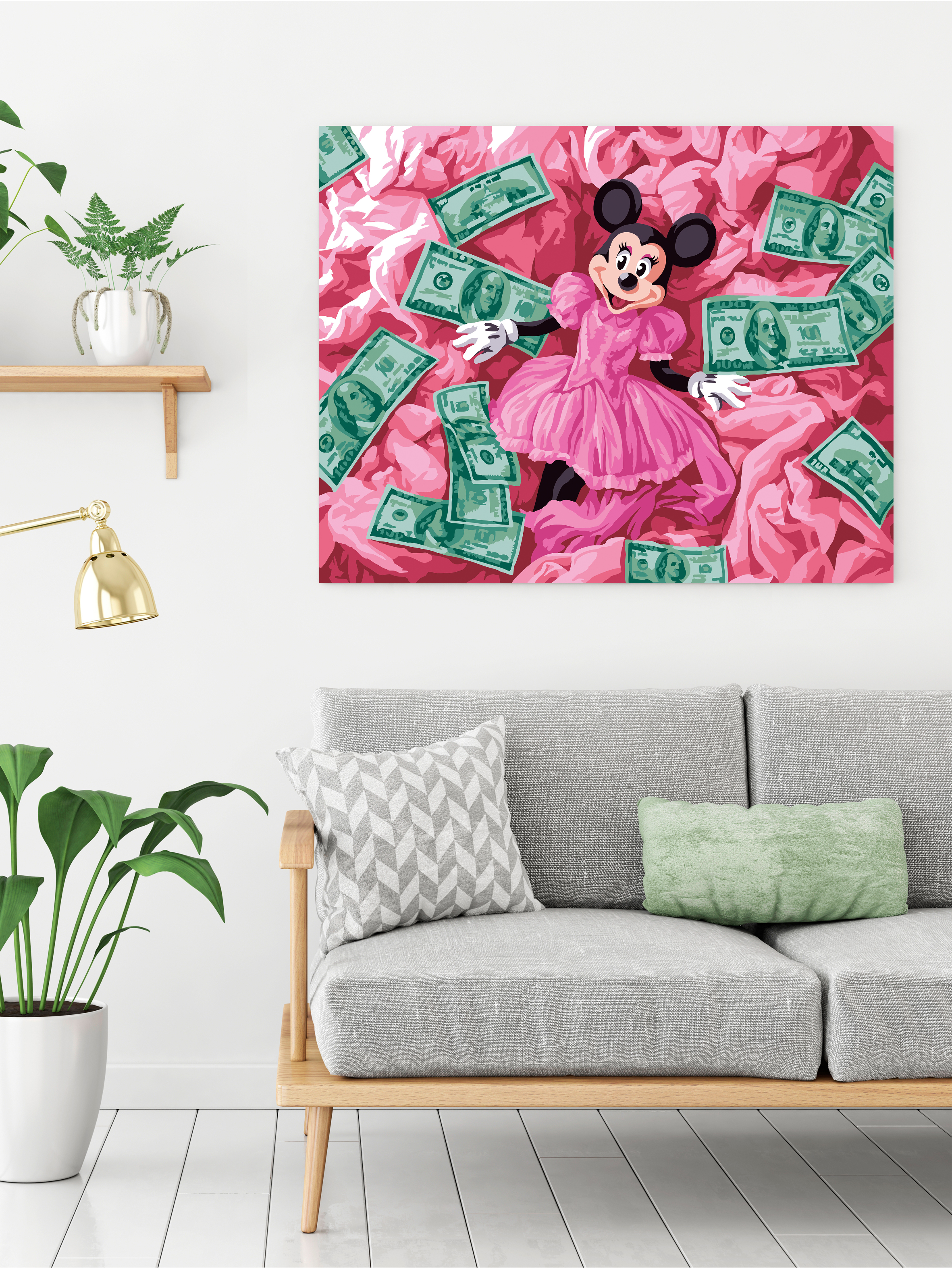 Картина по номерам Это просто шедевр Минни Маус в ассортименте - фото 3