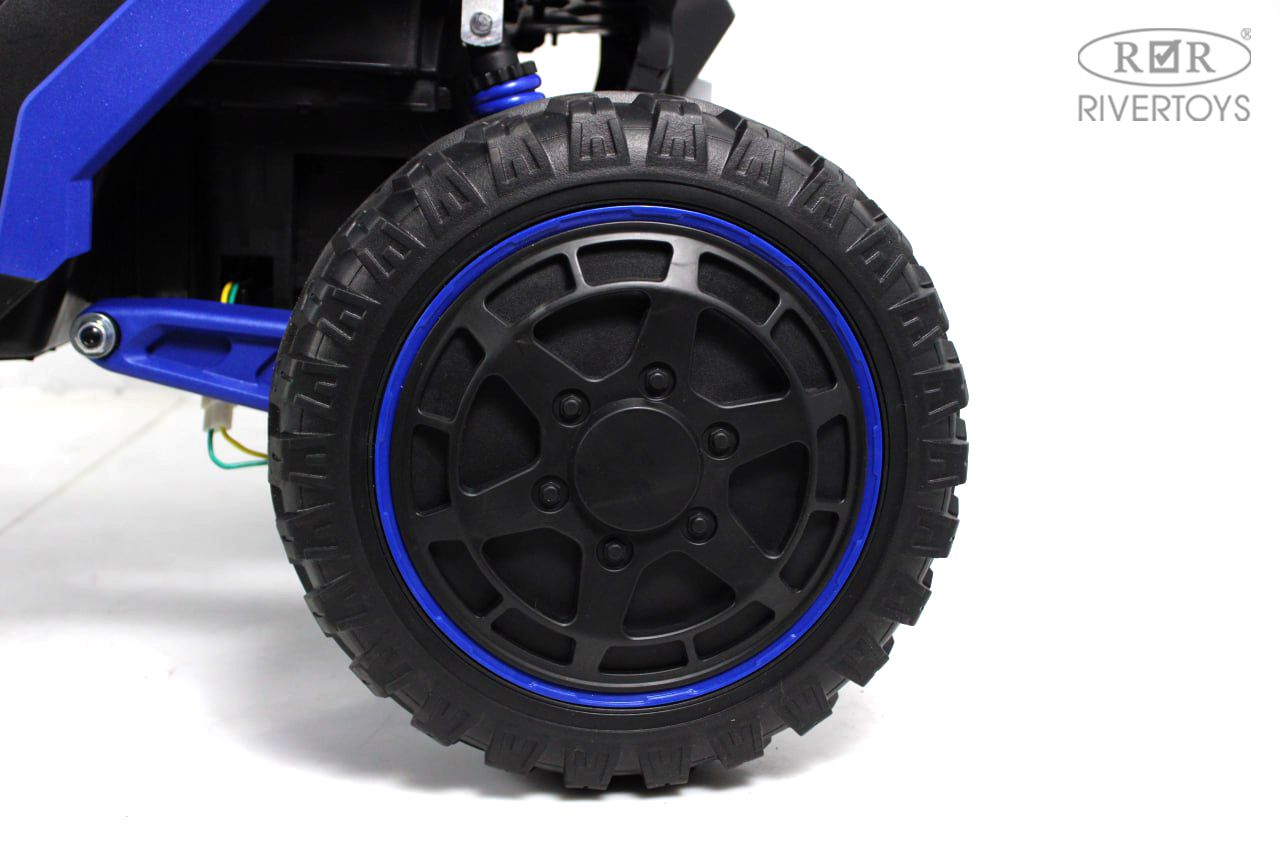 Электромобиль RIVERTOYS Z707ZZ-BLUE С пультом ДУ - фото 16