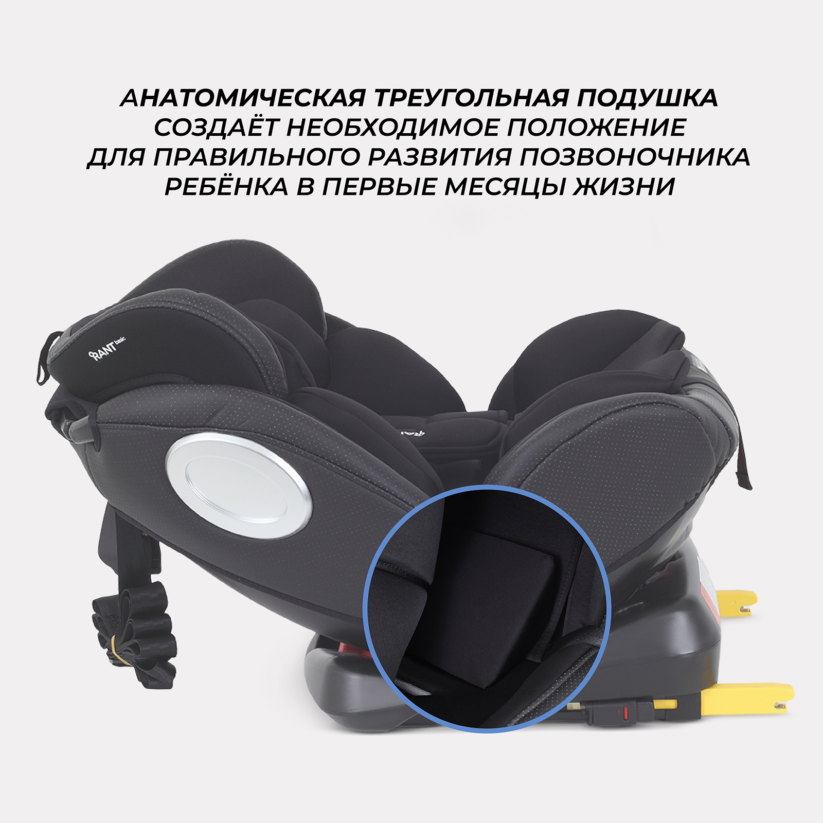 Автокресло Rant Basic Twist Pro Isofix 0+/1/2/3 (0-36 кг) - фото 4