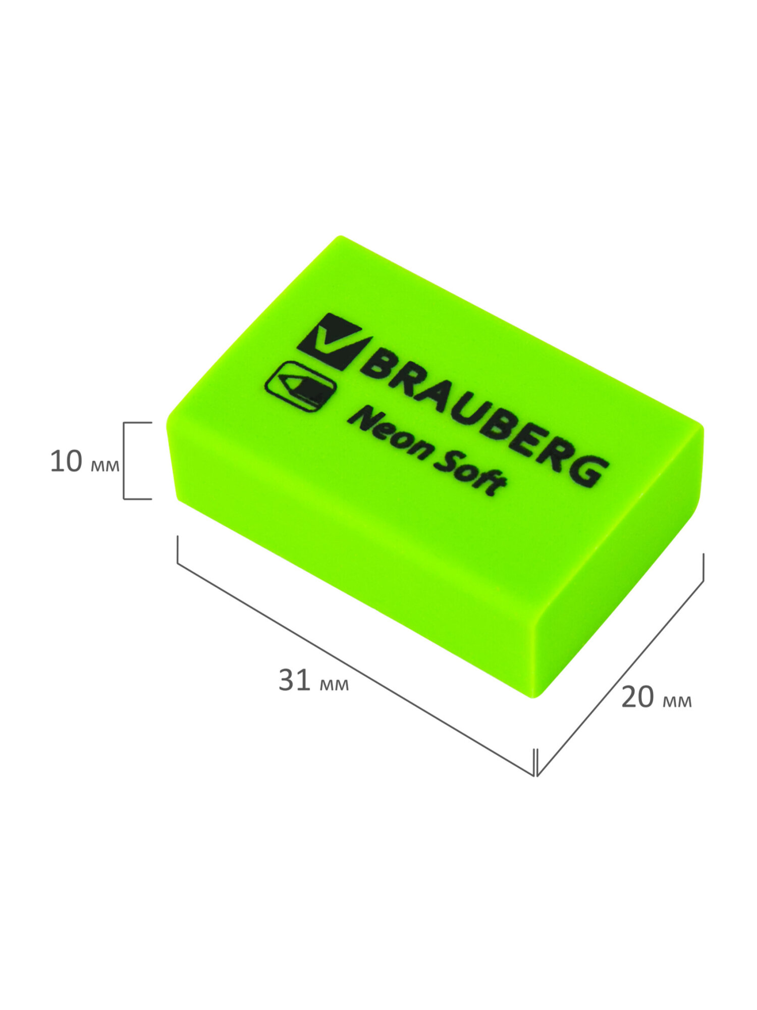 Ластик Brauberg 12 шт. - фото 13