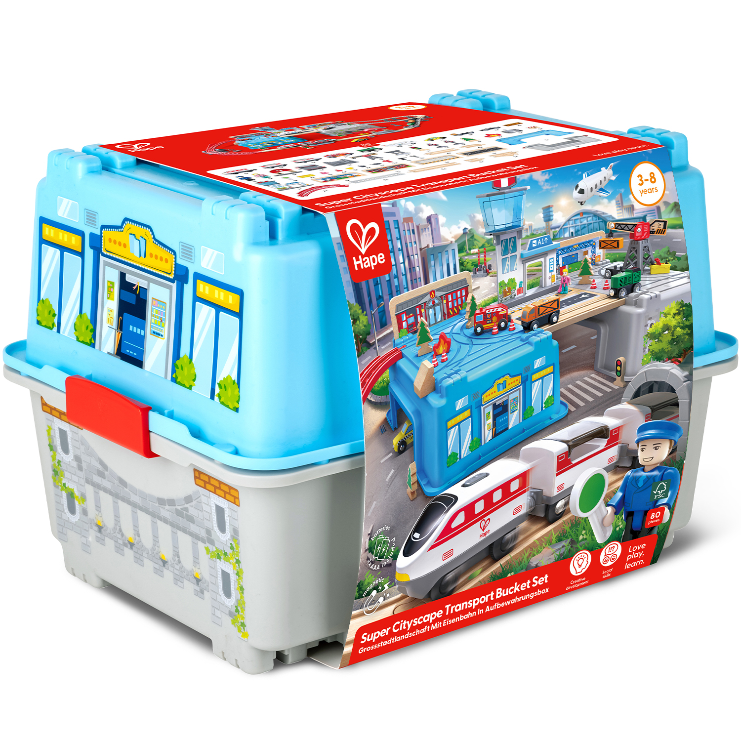Набор железнодорожный Hape E3773_HP - фото 12