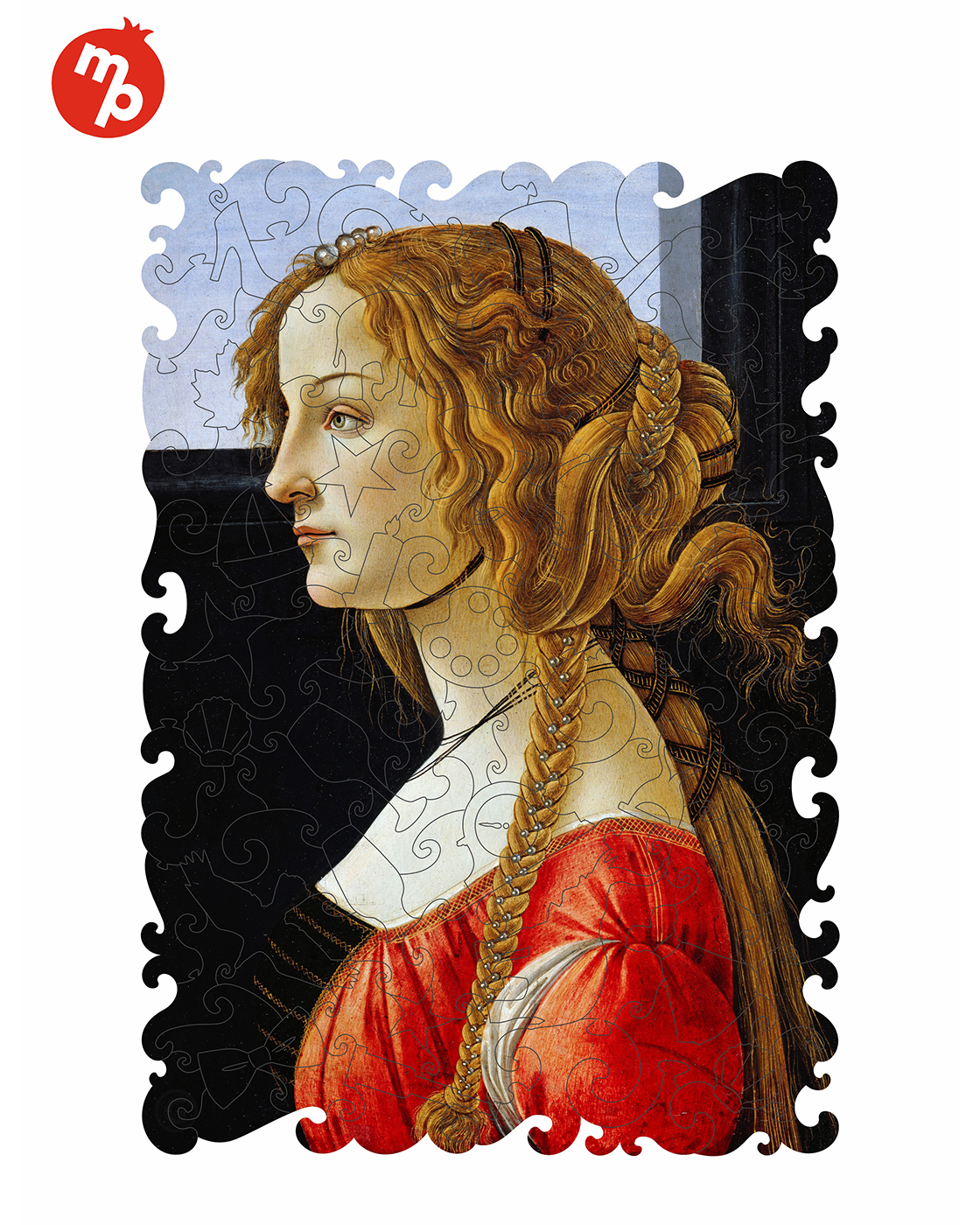 Пазл Melograno Боттичелли картина деревянный - фото 8