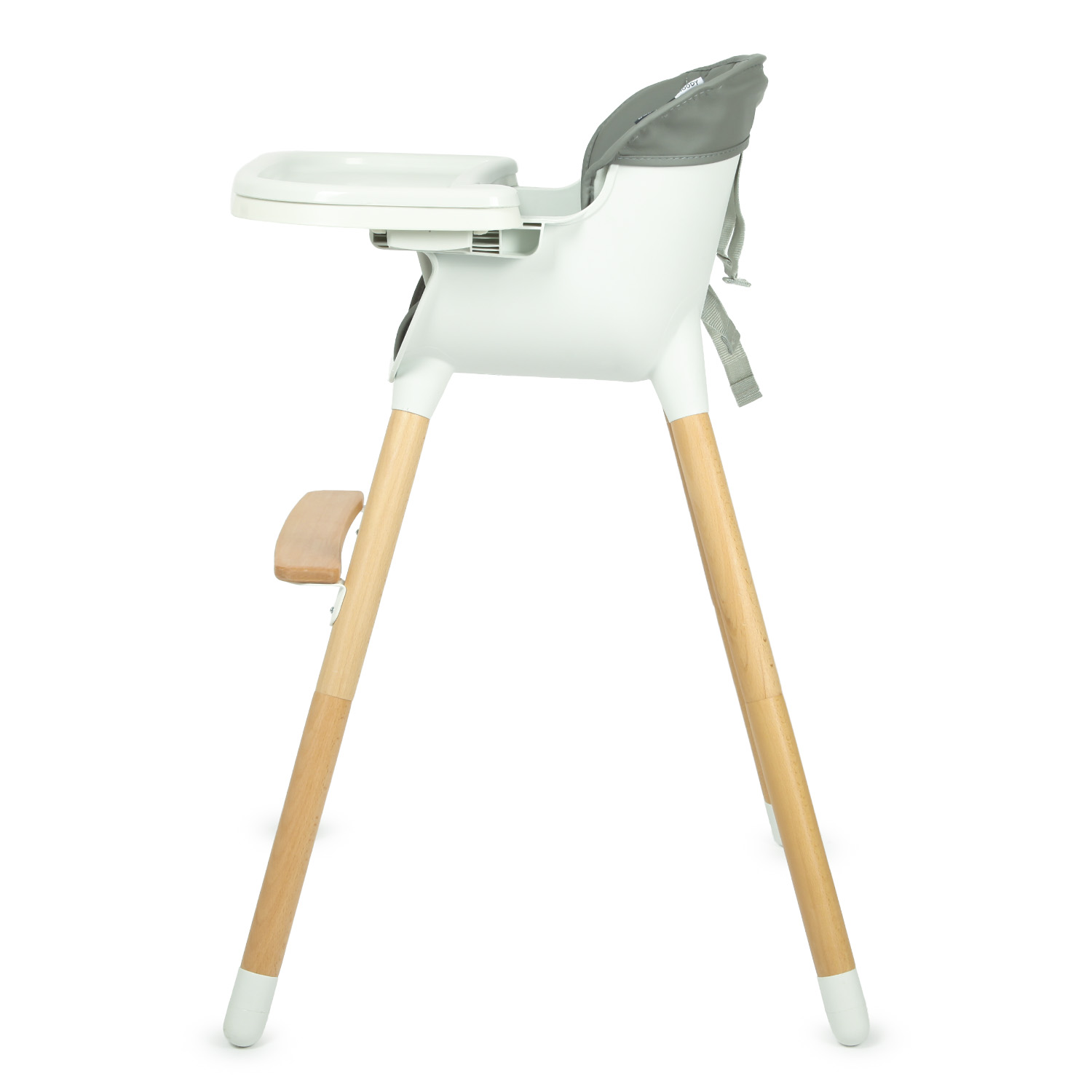 Стульчик для кормления Babyton Woody Grey трансформер - фото 5