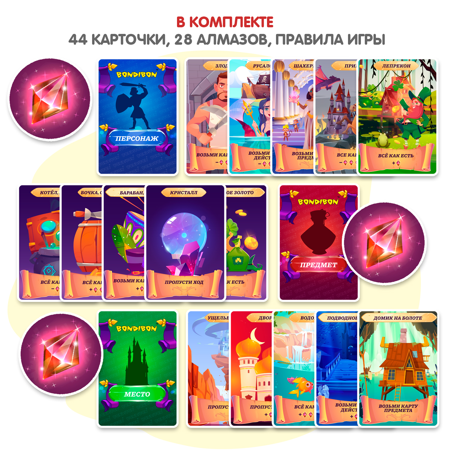 Настольная игра Bondibon для компании Сказка сказок - фото 8