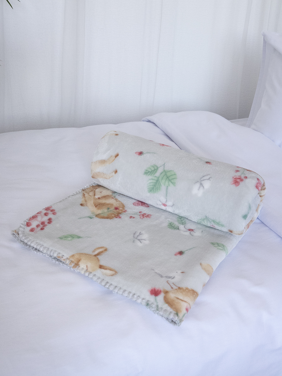 Плед Baby Nice Оленята 150 x 200 см велсофт - фото 3