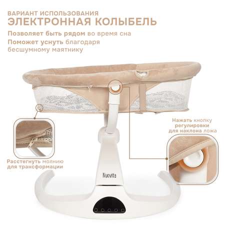 Электрокачели-колыбель для новорожденных Nuovita Mattina