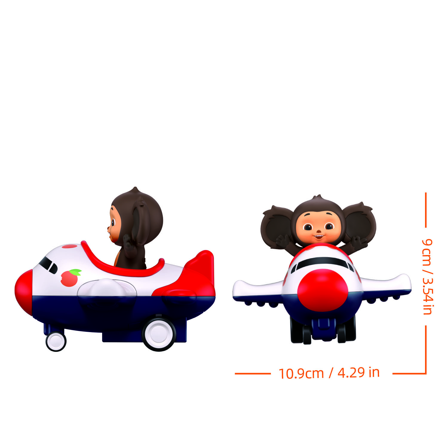 Конструктор SLUBAN Чебурашка на самолете - фото 4