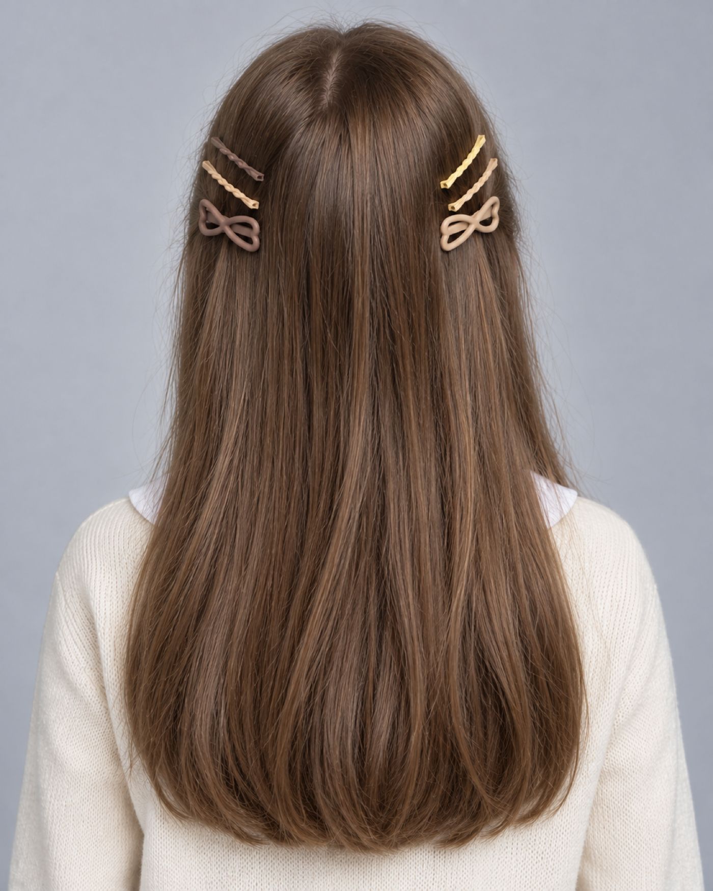 Заколка Demi Star Brown 5 шт. - фото 3