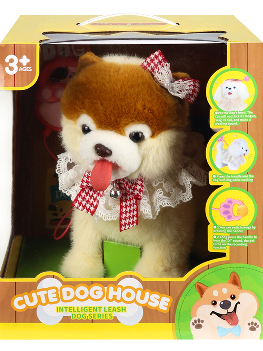 Игрушка мягкая Рыжий кот собачка - фото 9