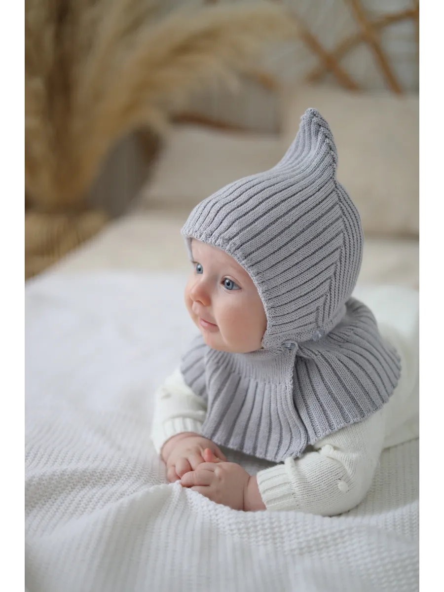 Шапка-шлем Starkoff Kids Д100204 - фото 4