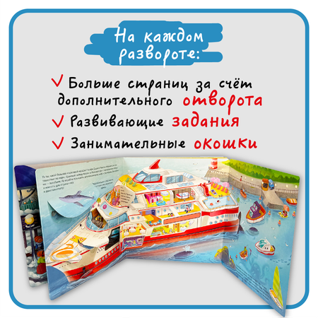 Книга с окошками Виммельбух БимБиМон Я еду отдыхать