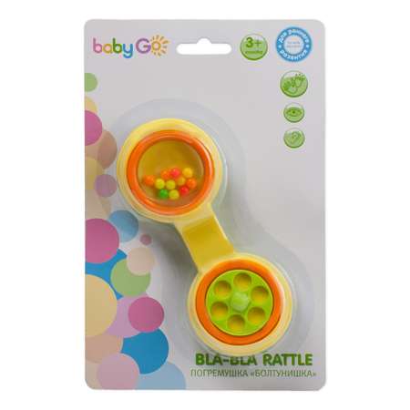 Игрушка BabyGo погремушка Болтунишка