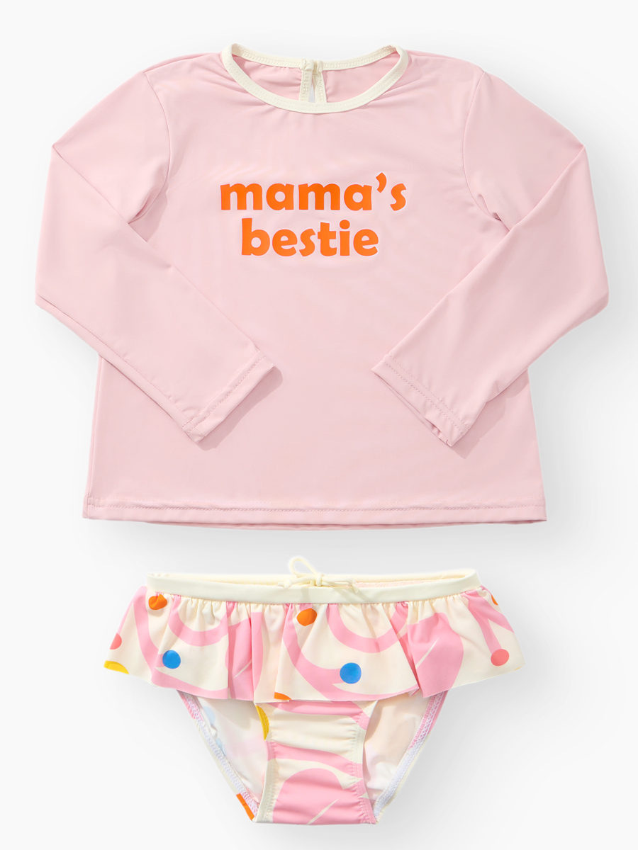 Купальник Happy Baby 50697-1_milky (sweety garden) - фото 1