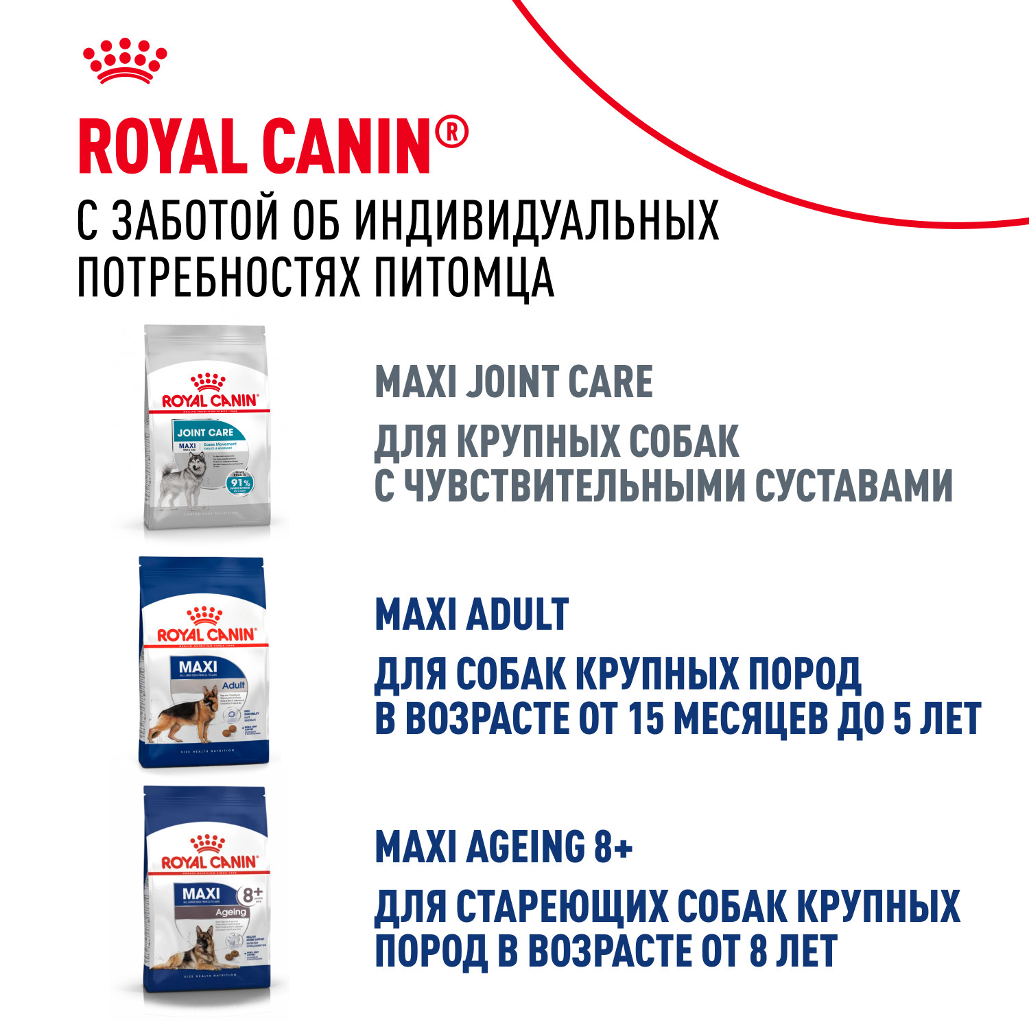 Корм для собак ROYAL CANIN крупных пород от 5 лет 15кг - фото 9
